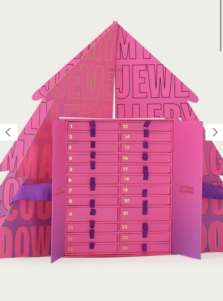 24 - Türchen Deluxe Adventskalender GOLD Weihnachtsbaum Design My Jewellery